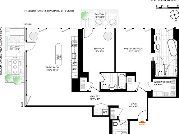 2nd image of 56 Leonard St APT 28BE