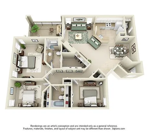Floor plan Hollyhock IIB