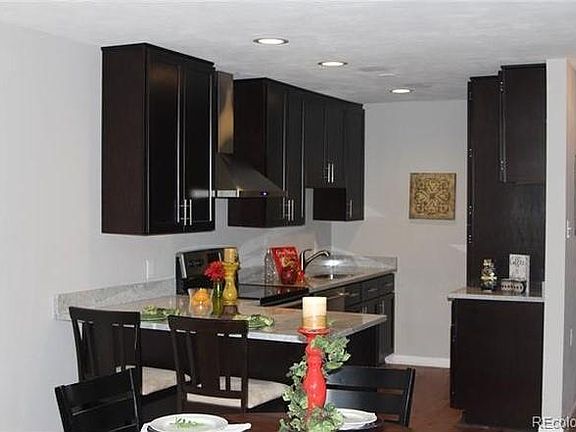 Remodeled kitchen - new counters, cabinets, fridge, etc.
