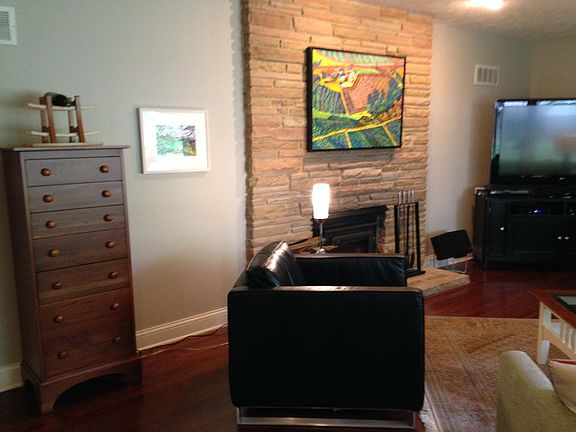 Living Room with Fireplace