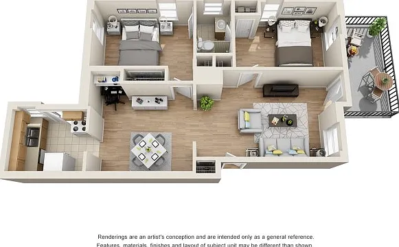 2 Bedroom | 1 Bathroom 2 Bedroom | 1 Bathroom