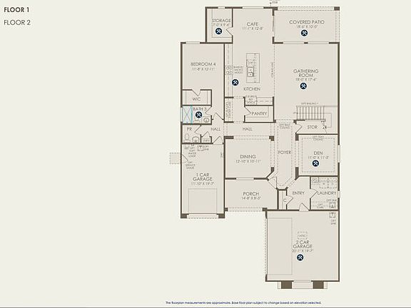 Starwood Floor Plan, Quick Move-In Home, Floor 1
