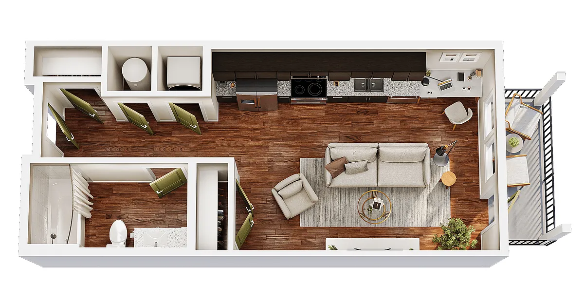Floor plan S1B