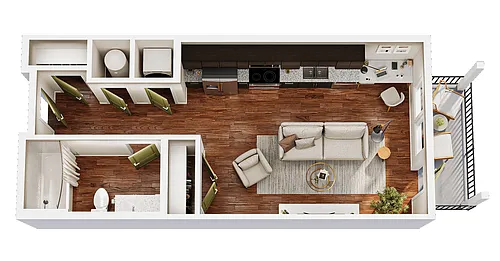 Floor plan S1B