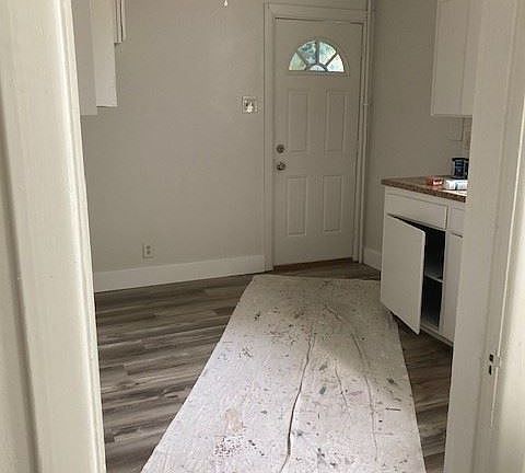 Remodeled kitchen.