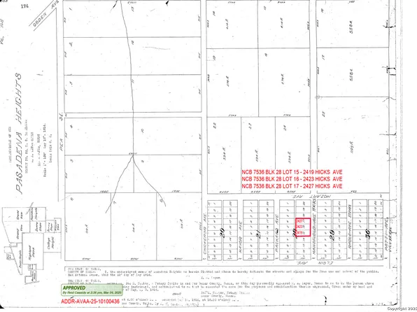 2427 Hicks Ave LOT 17, San Antonio, TX 78210