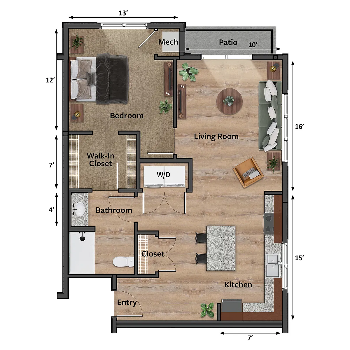 Floor plan Blazing Star (A2)