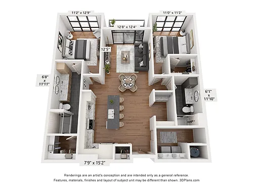 Floor plan B1