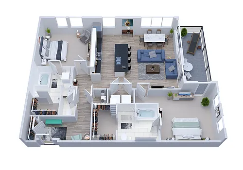 Floor plan B6