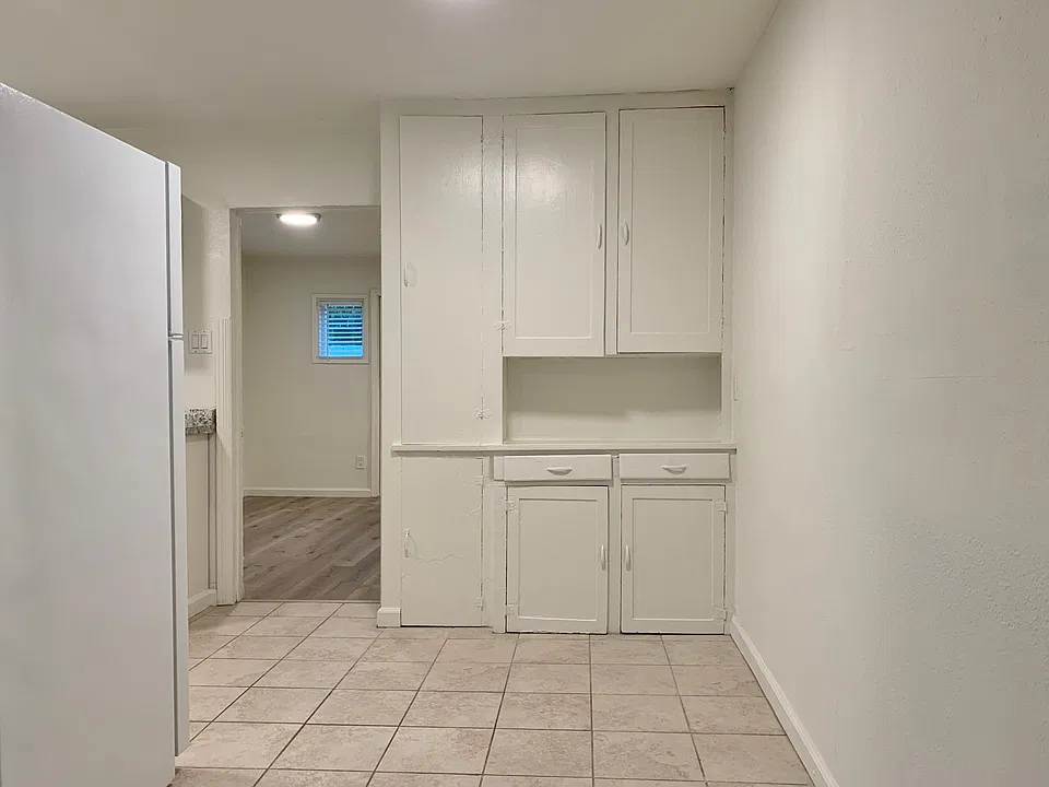 Dining Area; stock photos. Available unit has luxury vinyl "wood" plank flooring throughout except in the bathroom.