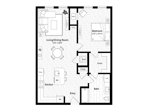Floor plan A8-B