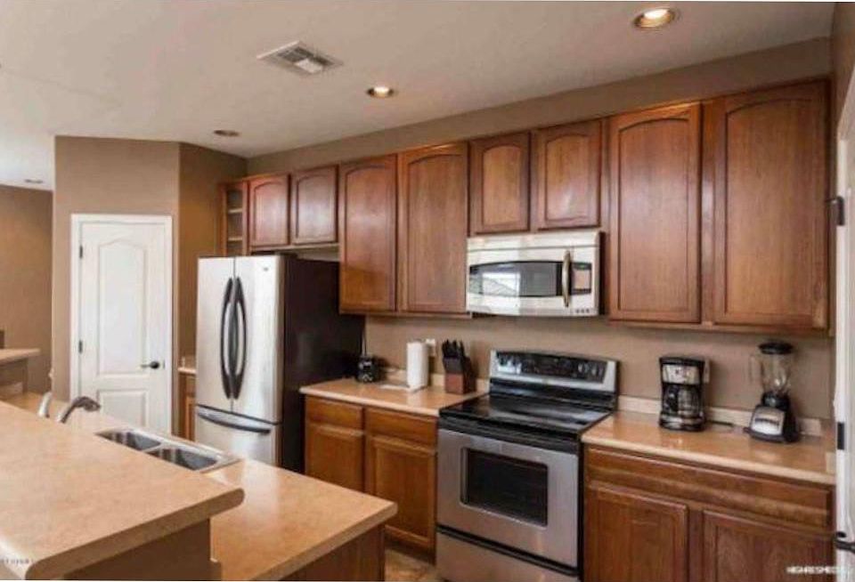 Kitchen with stainless steal appliances