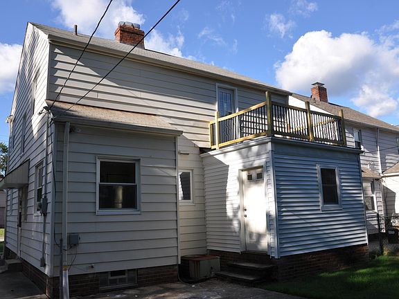 Backyard with deck
