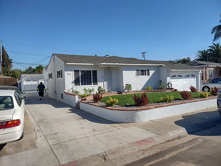 Front of the property. Home being rented is behind this home.