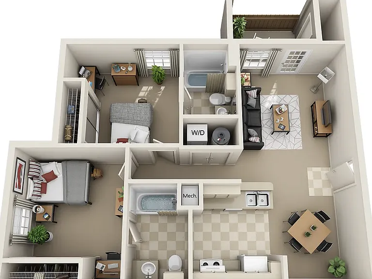 The Wyatt - Furnished Student Living - Priced Per Room — Photo 17