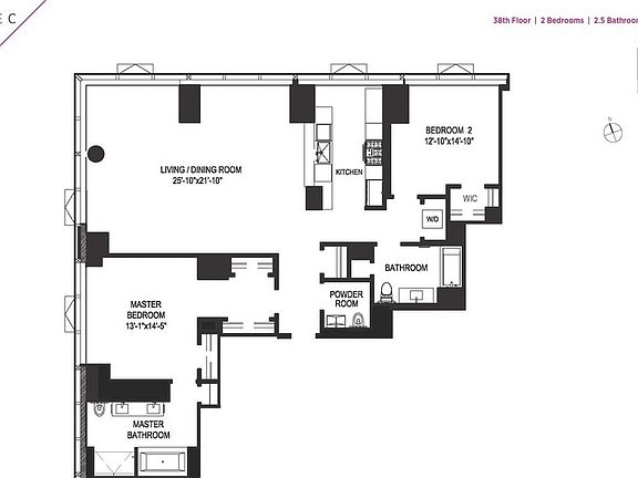 2nd image of 400 Park Ave S #38C