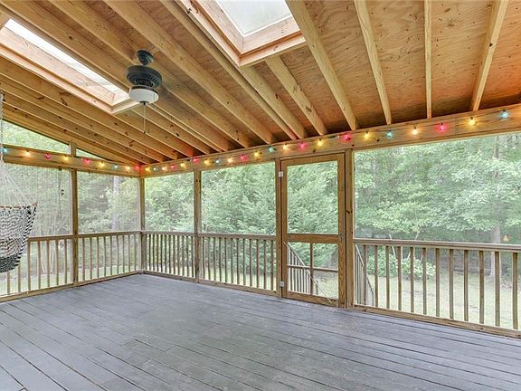This front porch was made for relaxing summer evenings!