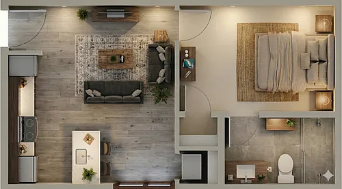 Floor plan 208