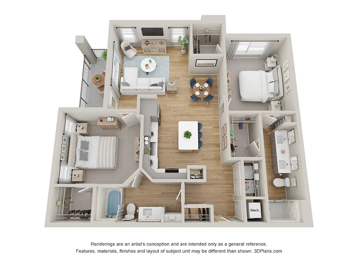 Floor plan B3