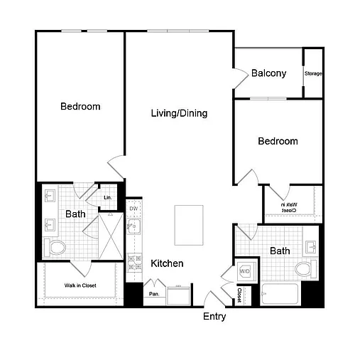 Floor plan B55