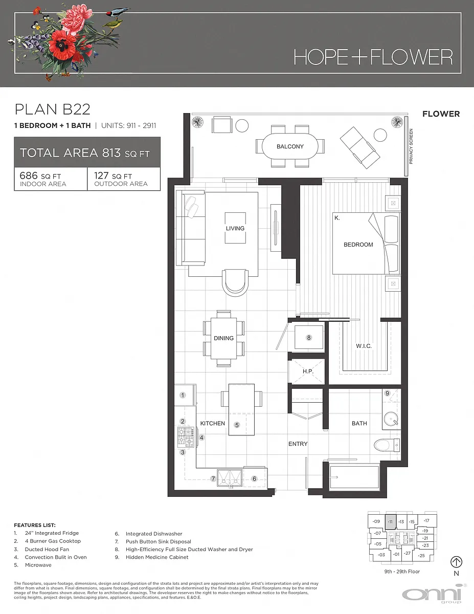 Floor plan B22