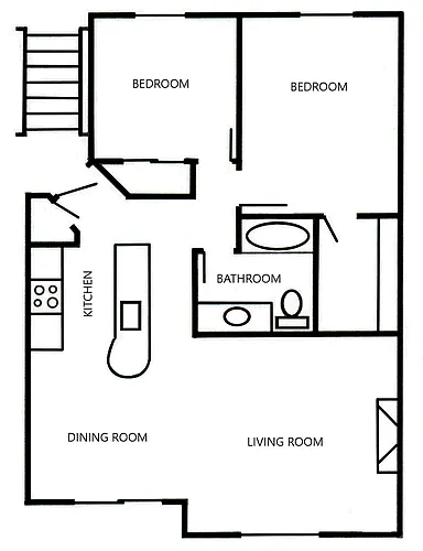Floor plan 2X1 Ground Floor