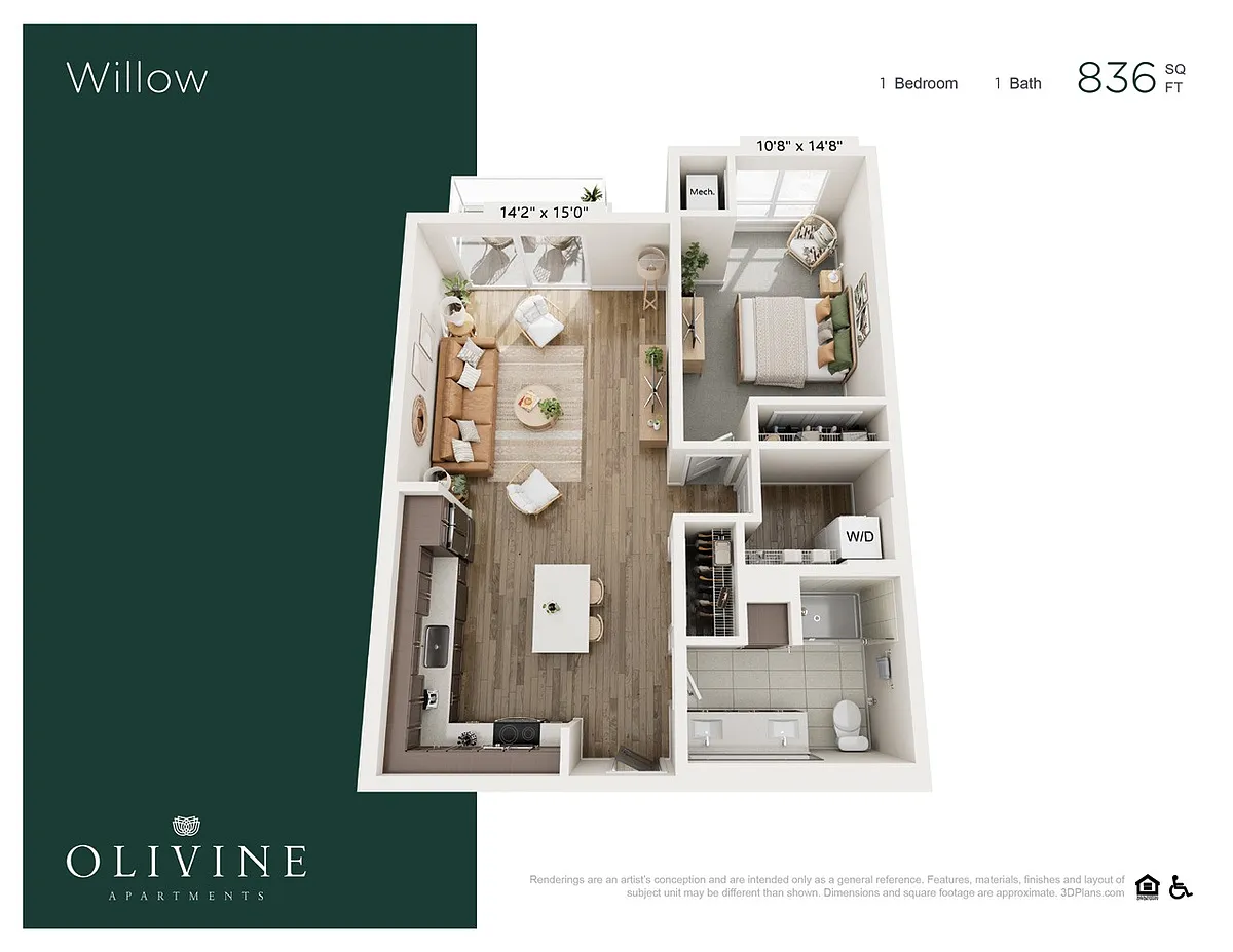 Floor plan Willow