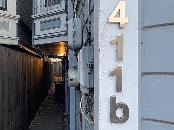 Entrance to the unit