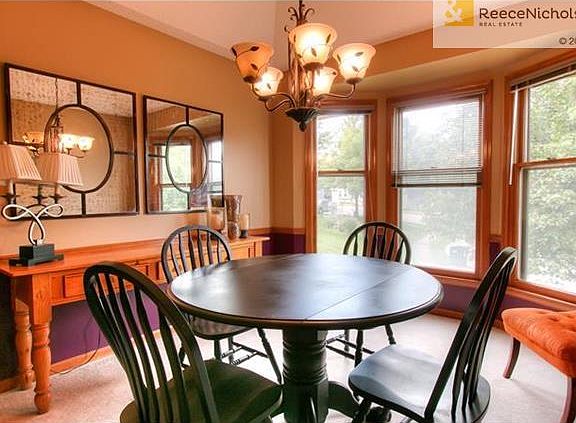 Spacious dining room