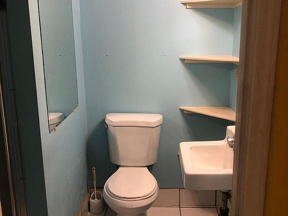 It's a loo, complete with walk-in shower.