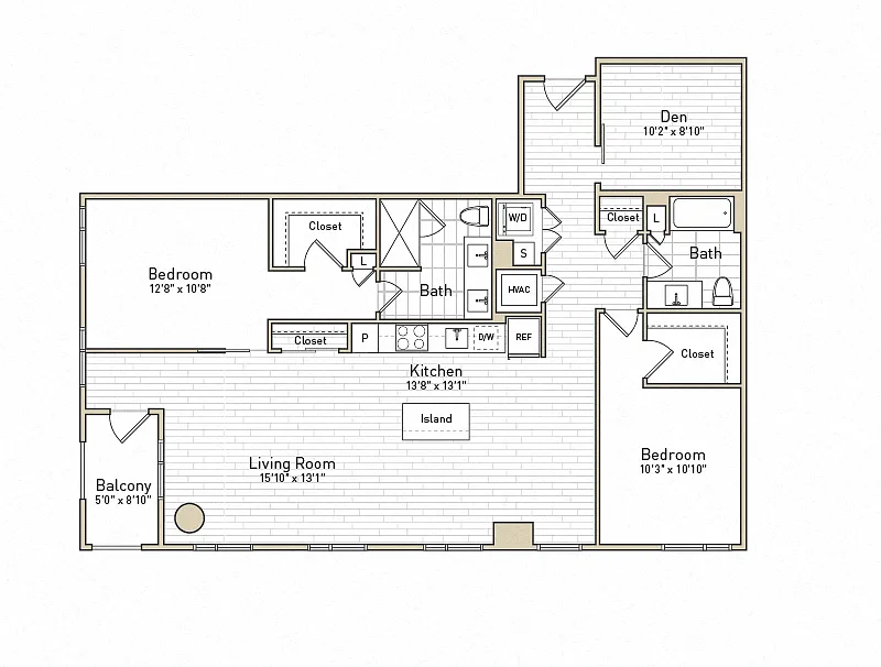 Floor plan B26D - Rise