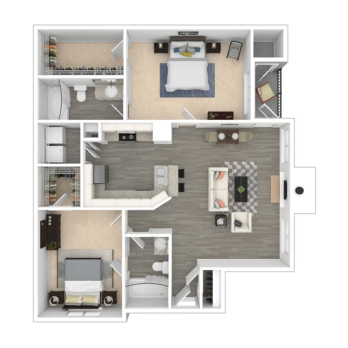 Floor plan The Windsor (B1)