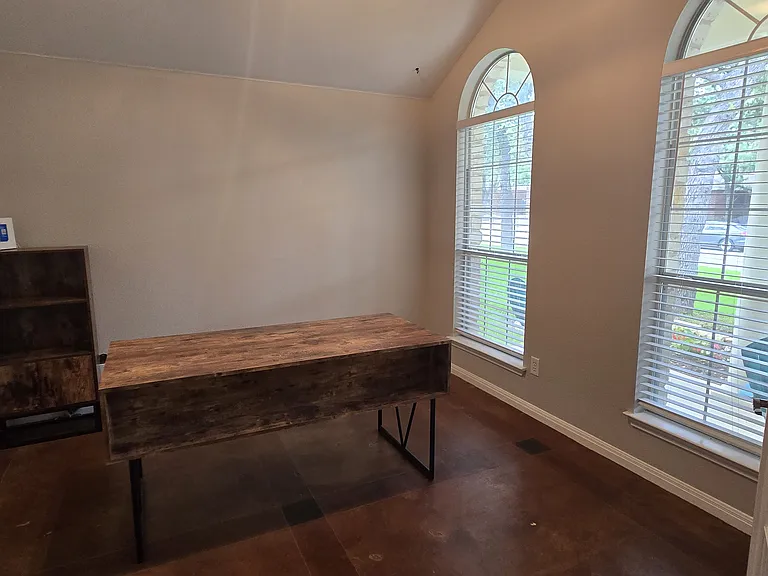 Office at front of house