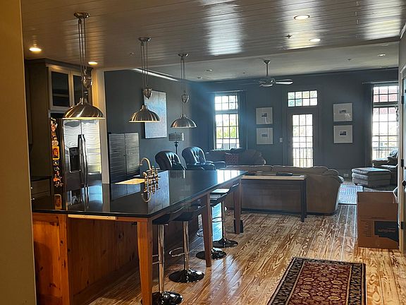 Large open kitchen and living room