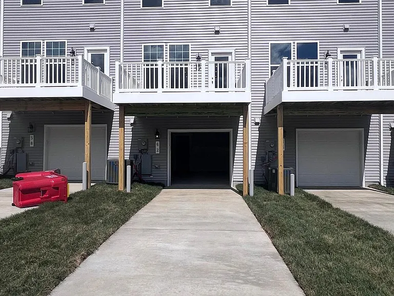 Garage and driveway