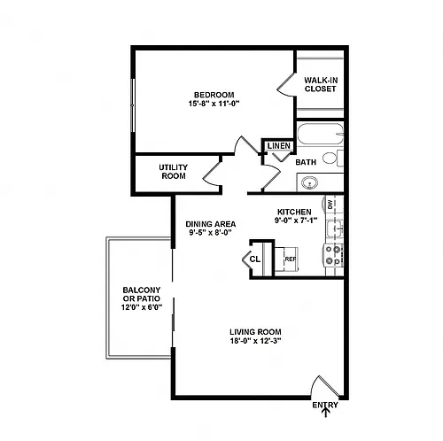 Floor plan Camelot Classic