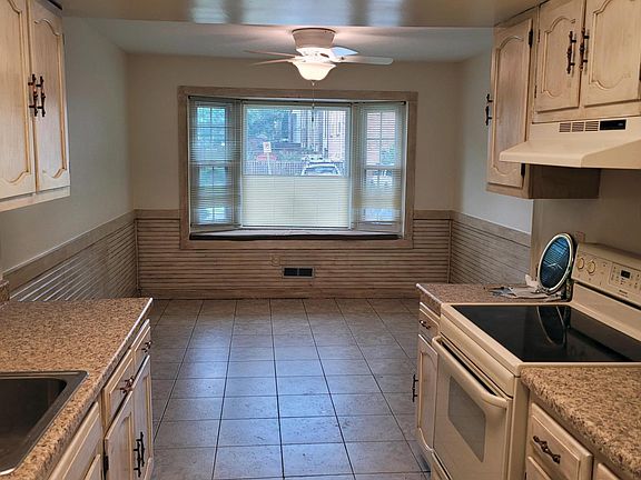 View toward eating area of the kitchen.