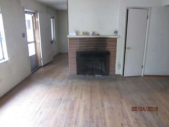 "Large living room with a fireplace!"