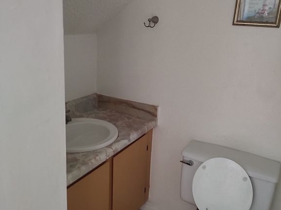 Half bathroom downstairs