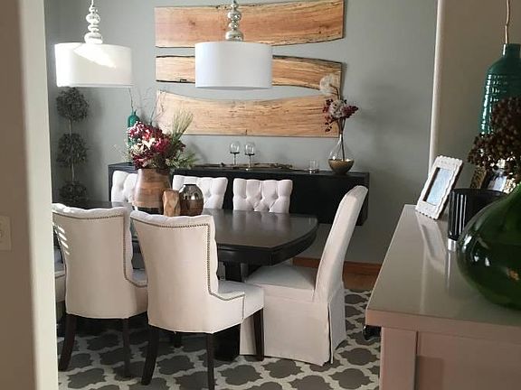 Formal Dining Room w/ Floating Buffet