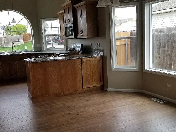 Kitchen and dining area