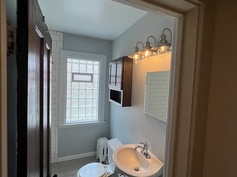 Bath new tile and fixtures