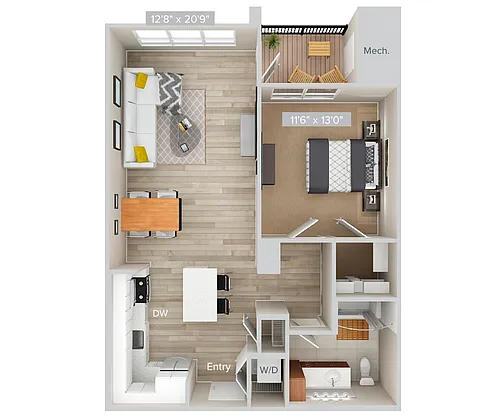 Floor plan A6PS-794-signa