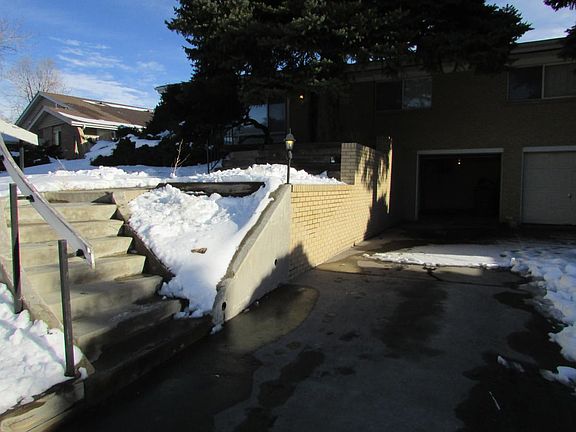 Driveway and one-car garage