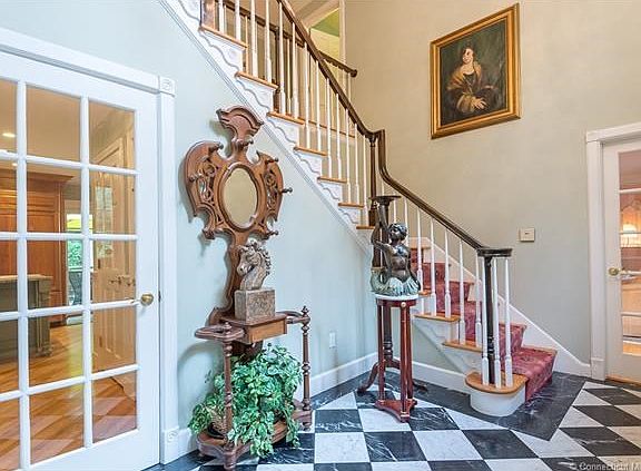 Elegant two story foyer