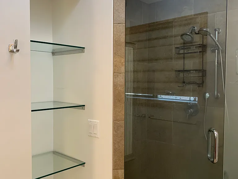 1st Master bathroom shower
