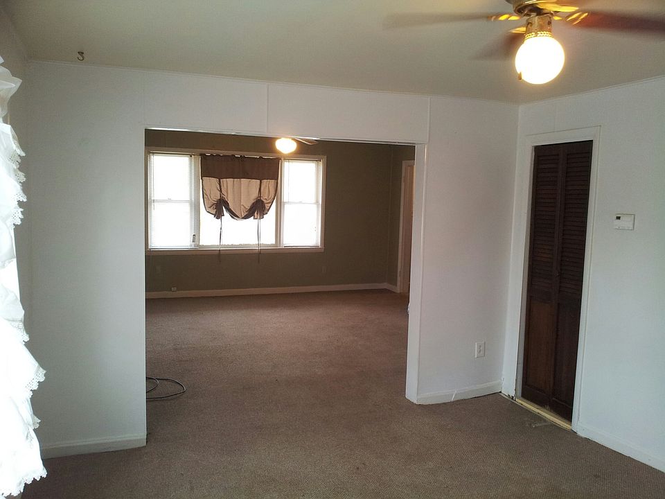 Dining and living room from back of dining room