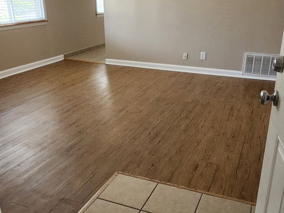Living Room with tile entry