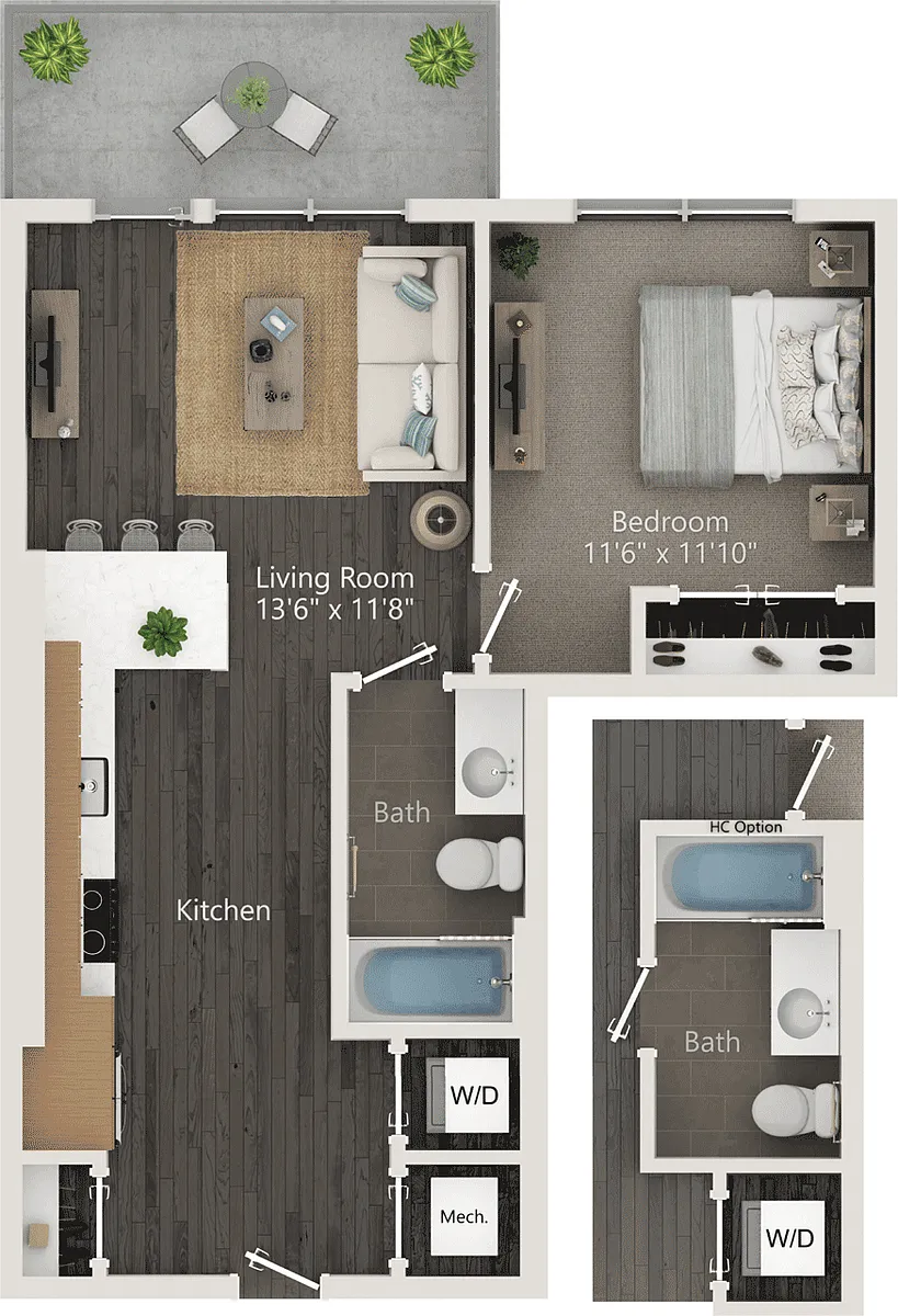 Floor plan A1PH