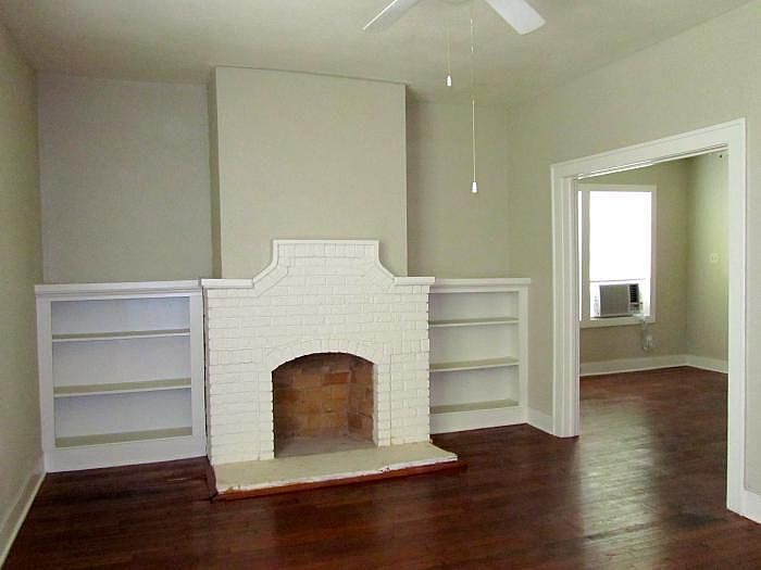 Chimney in living room